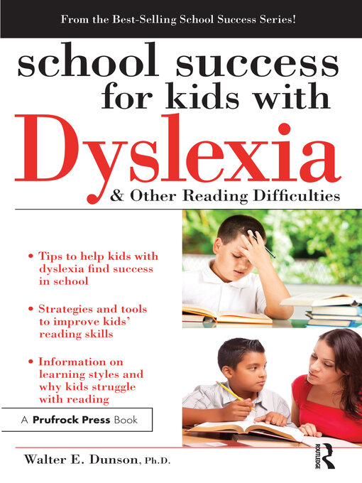 Cover image for School Success for Kids With Dyslexia and Other Reading Difficulties